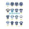 Featherstone Rovers RLC Retro Shirts Wall Art A4 Print